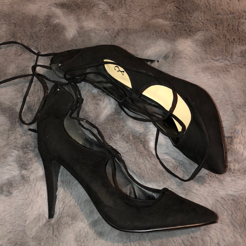 NY&CO lace up heels